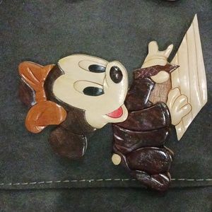 Wooden baby minnie
